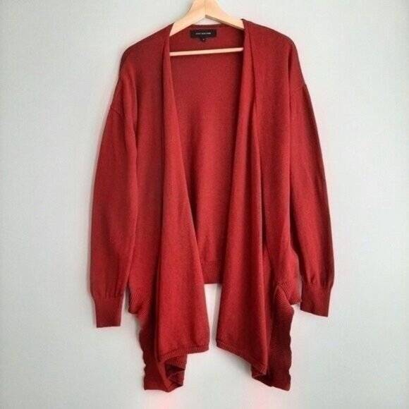 JONES NEW YORK Open Front Waterfall Cardigan Sz M - Picture 2 of 7